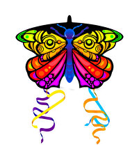 Sevimli Kelebek Uçurtma 30 Cm