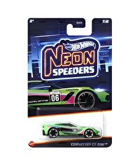 Hot Wheels Neon Speeder Arabalar Corvette C7 206 HRW81