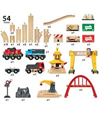 Brio Delüks Kargo Tren Yolu Seti