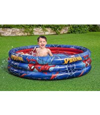 Bestway Spiderman Çocuk Havuzu 3 Bölmeli 122x30 Cm