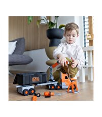 Smoby Black+Decker Alet Çantalı Vinçli Kamyon