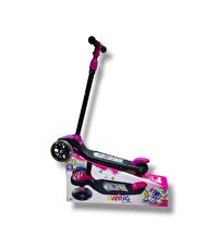 Swing Işıklı Scooter Pembe