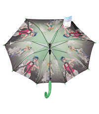 Rubenis Yeşil Saplı Şemsiye