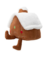 Yılbaşı Ginger Home Şekilli Kırlent Peluş