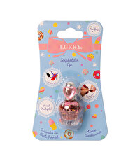 Lukky Su Bazlı Parlak Pembe Konfeti Soyulabilir Oje