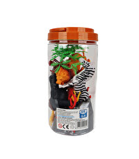 Vahşi Hayvanları Tüpte 6'lı Hayvan Oyun Seti