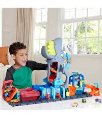 Hot Wheels Şehri Muhteşem Köpek Balığı Araba Yıkama Oyun Seti HTN82