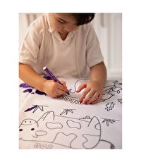 Matrax Oyuncak Boyama Halısı ve 12'li Boya Kalemi Seti