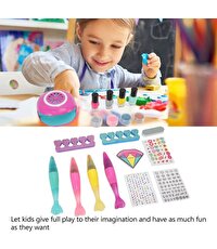 Girl's Creator Saç Tebeşi̇ri̇ Ve Tırnak Tasarımı Oyun Seti̇