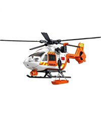 Pervaneli Işıklı ve Sesli Sürtmeli Kurtarma Helikopteri 30 Cm