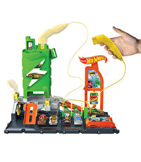 Hot Wheels Elektrikli Araç Şarj İstasyonu Oyun Seti HTN79