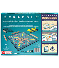 Scrabble Ahşap İkisi Bir Arada Türkçe JLJ64