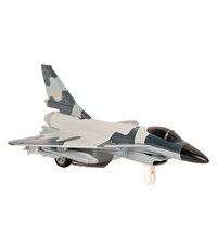 Metal Çek Bırak Savaş Uçağı J-10 Açık Gri