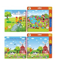 Aqua Magic Sihirli Boyama Kitabı Çiftlik Hayvanları