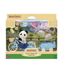 Sylvanian Families Bisiklet ve Paten Seti Panda Kız