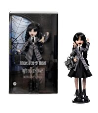 Monster High Wednesday Addams Okul Üniformalı Bebek HXJ04