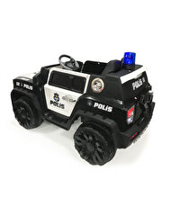 İzni̇k Poli̇s 12 Volt Akülü Araba