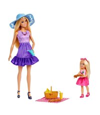 Barbie Malibu ve Chelsea Piknik Oyun Seti JBF43