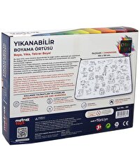 Matrax Oyuncak Boyama Halısı ve 12'li Boya Kalemi Seti