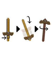 Minecraft 2'si 1 Arada Kılıç ve Kazma JKC15