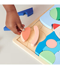 Fisher Price Ahşap Uzay Yapboz HXY42