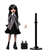 Monster High Wednesday Addams Okul Üniformalı Bebek HXJ04