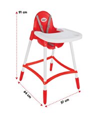 Pilsan Star Mama Sandalyesi Kırmızı