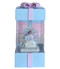 Plastik Unicorn Kar Küresi