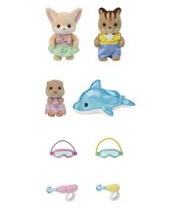 Sylvanian Families Anaokulu Arkadaşları Havuz Eğlencesi Üçlüsü