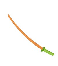 3D Geri Çekilebilir Samuray Kılıcı Turuncu