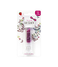 Lukky Çi̇lek Aromalı Simli Lipstick Mor