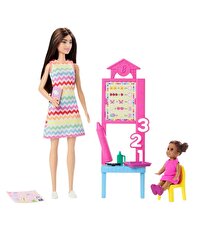 Barbie Kariyer Oyun Seti Öğretmen Bebek JCR76
