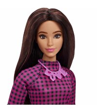 Barbie Fashionastas Büyüleyici Parti Bebekleri Pötikare Elbiseli HBV20