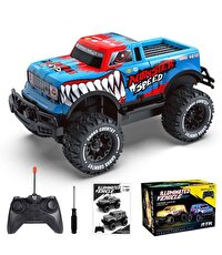 1:20 Uzaktan Kumandalı Full Fonksiyon Speed Monster Kamyonet Mavi