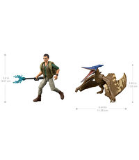 Jurassic World Rebirth Dr. Henry Loomis ve Pteranodon Figür Paketi JGB83
