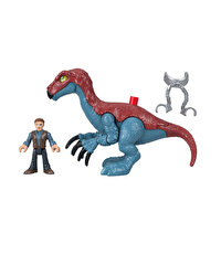 Imaginext Jurassic World Araçlar Therizinosaurus ve Owen GVV63
