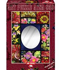 Art Puzzle 850 Parça Patchwork Ayna