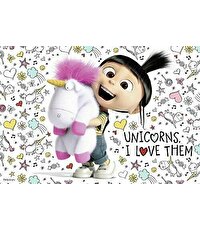 Ravensburger Puzzle 2x24 Parça Agnes ve Minions