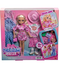 Barbie Dream Besties Festival Kombinleri Barbie Malibu Bebek ve Aksesuarları Seti JGH87
