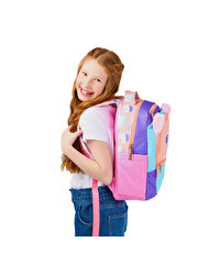 Kaukko Kids Cute Face Cat Okul Çantası