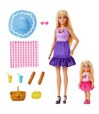 Barbie Malibu ve Chelsea Piknik Oyun Seti JBF43