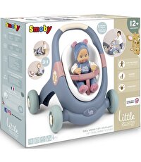 Little Smoby Baby Walker 3'ü 1 Arada Yürüteç ve Bebeği