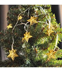 Yılbaşı Pilli Yıldız Figürlü Led Işık 3 Metre