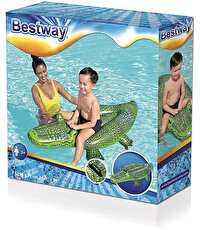 Bestway Yüzen Timsah Tutunmalı Şişme Yatak 152 x 71 Cm