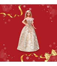 Barbie 2025 Mutlu Yıllar Bebeği Sarışın JBH95