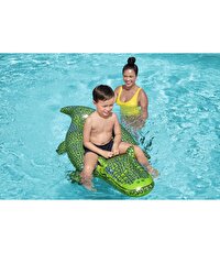 Bestway Yüzen Timsah Tutunmalı Şişme Yatak 152 x 71 Cm