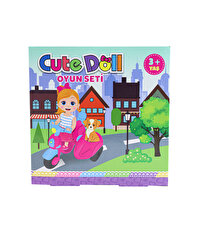 Sevimli Bebek Seyahat Seti Koyu Pembe Kasklı