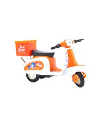 Kutulu Die Cast Turuncu Kurye Motor