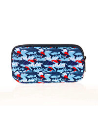 Kaukko Kids&Love 3 Bölmeli Sweet Shark Kalem Çantası