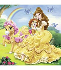 Ravensburger Puzzle 3x49 Parça Belle Cindirella Rapunzel